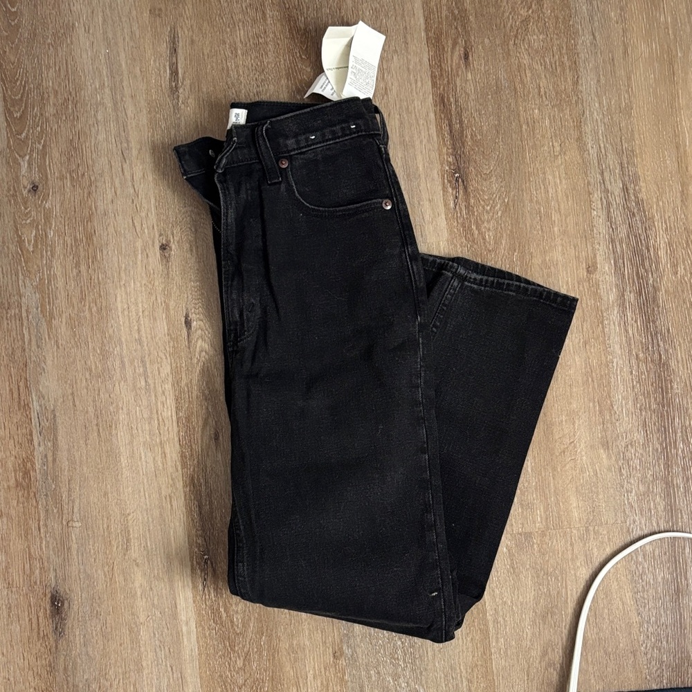 Abercrombie & Fitch Women's Black High Rise Jeans